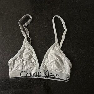 Calvin Klein Gray Intimates Bra